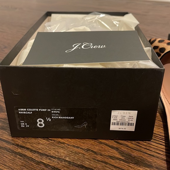 NWT - J. Crew leopard heel - calf hair - Picture 6 of 6